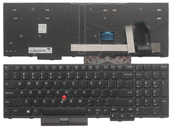 Tipkovnica za prenosnik Lenovo ThinkPad E580 L580 / PK131675100 01YP560 01YP640 / KB250US / Standard US / SLO nalepke